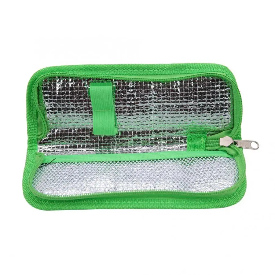 Portable Diabetic Insulin Cooling Bag Protector Refrigerated Ice Pack Medical Cooler Insulation Organizer Travel Case Bag