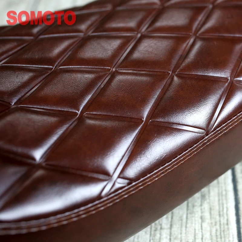 Универсальная мотоциклетная подушка в форме ромба 650 мм для кафе Racer