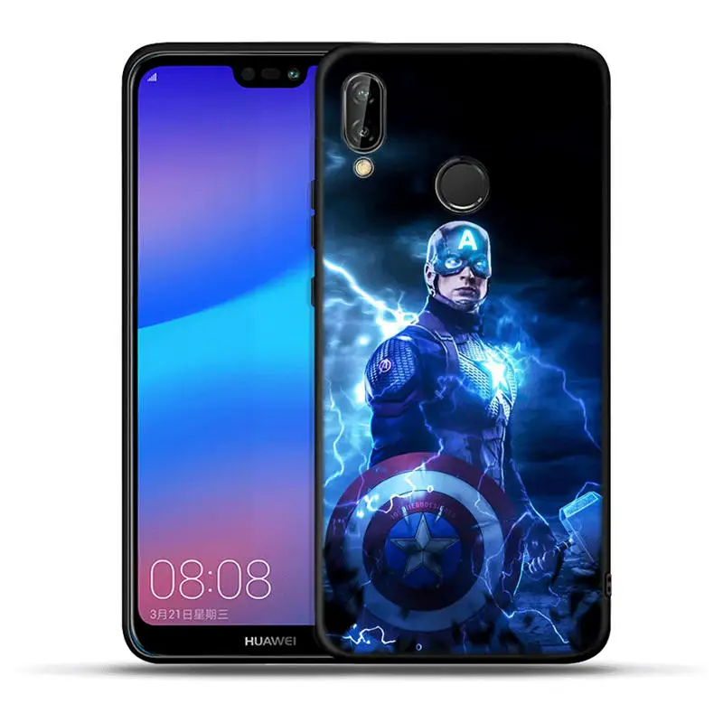Чехол для huawei mate 20 10 P30 P20 P10 P9 P8 Lite Pro P Smart чехол Черная пантера Marvel Deadpool Thanos