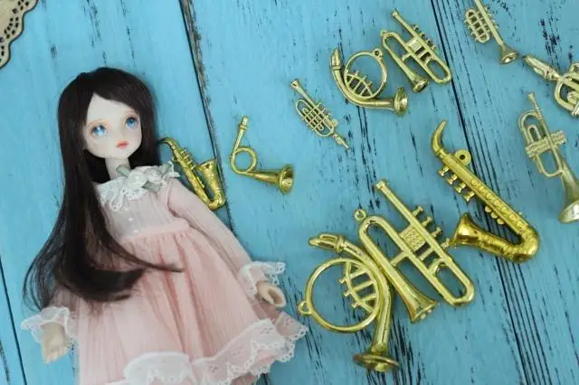 Кукольный домик аксессуары 1/6 кукла мини музыкальные инструменты для blyth азон