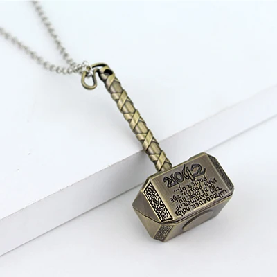 gold Аксессуары для зеркала заднего вида для автомобиля Thor орнамент автомобильный кулон подвесной Raytheon молоток Автомобильный интерьер украшения - Название цвета: gold