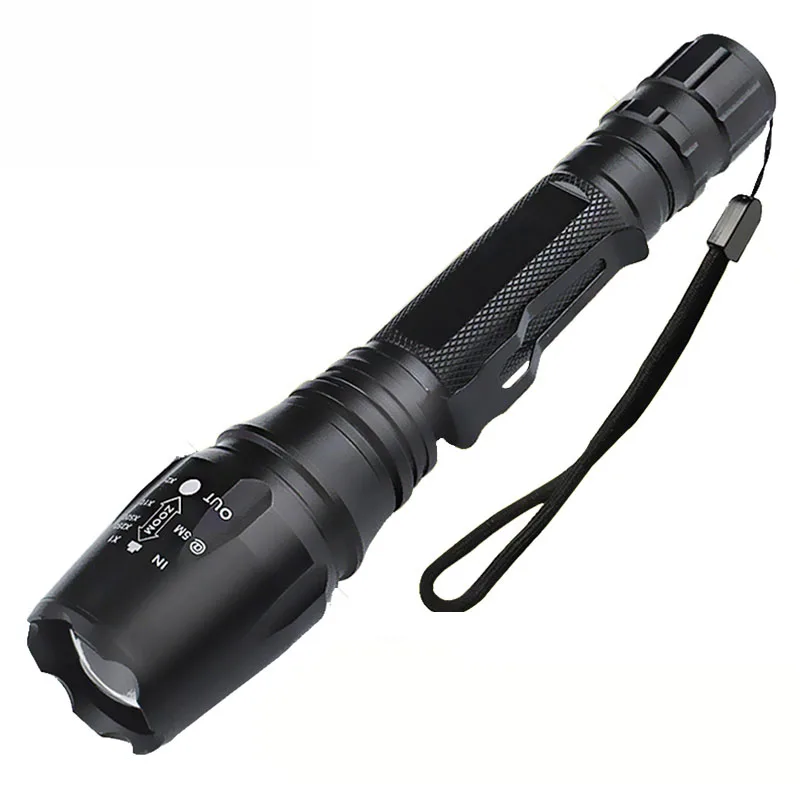 Litwod Z35V5 тактический светодиодный светильник фонарь XML L2 с возможностью масштабирования мощность 2x18650 батарея используется для охоты флэш-светильник для велосипеда светильник - Испускаемый цвет: Option A