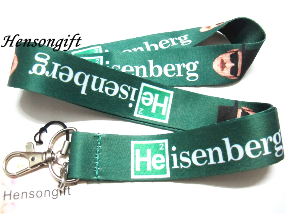 Hensongift зеленый бейдж хайзенберга строп для ключей ID Держатели ломающие Bad ремешки на шею для мобильного телефона