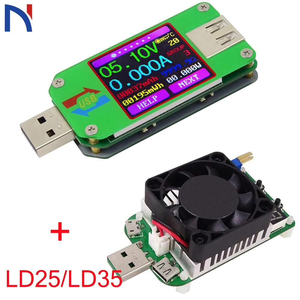 UM24 UM24C Вольтметр Амперметр для приложения USB 2 0 ЖК дисплей заряда батареи