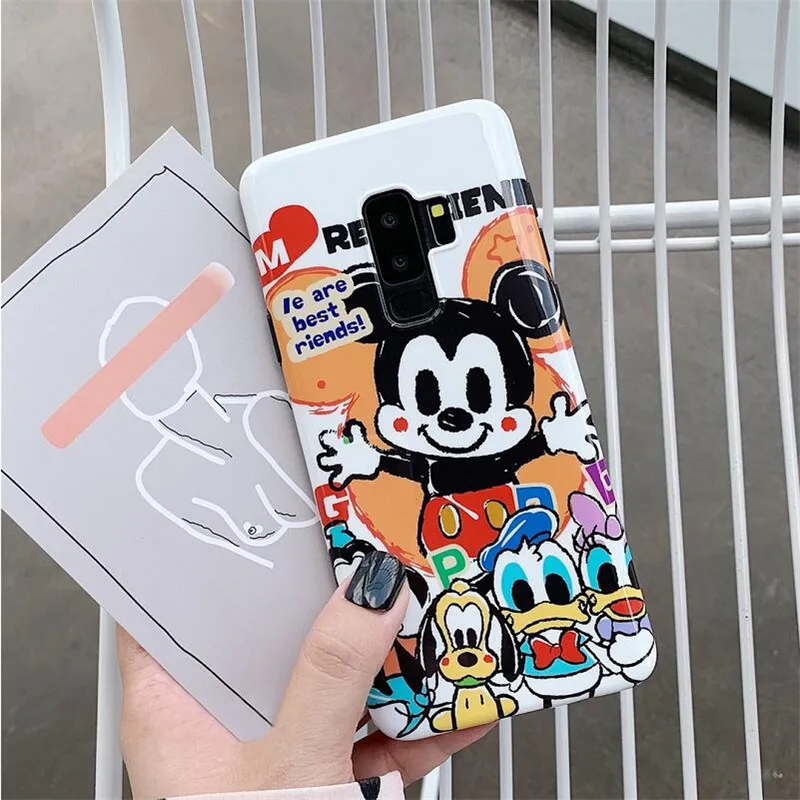 Чехол для телефона Ourpho с мультяшным Дональдом samsung S10 S8 S9 Plus мягкий чехол милым