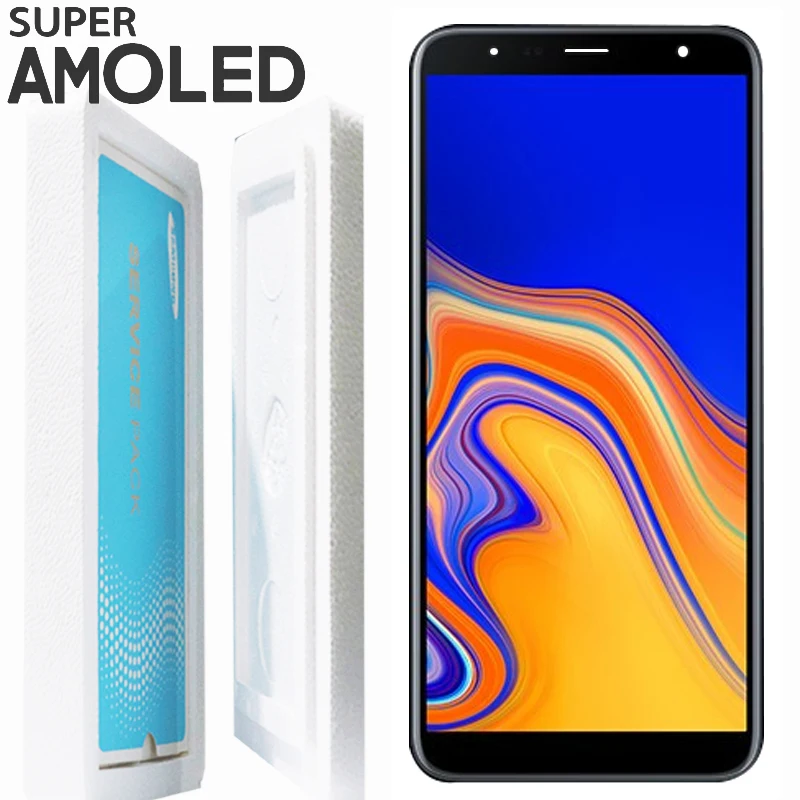 Тестирование 6,0 ''ЖК-дисплей для SAMSUNG J4 Plus J4+ Дисплей J415 J415 J415F J415FN J4 Plus кодирующий преобразователь сенсорного экрана в сборе