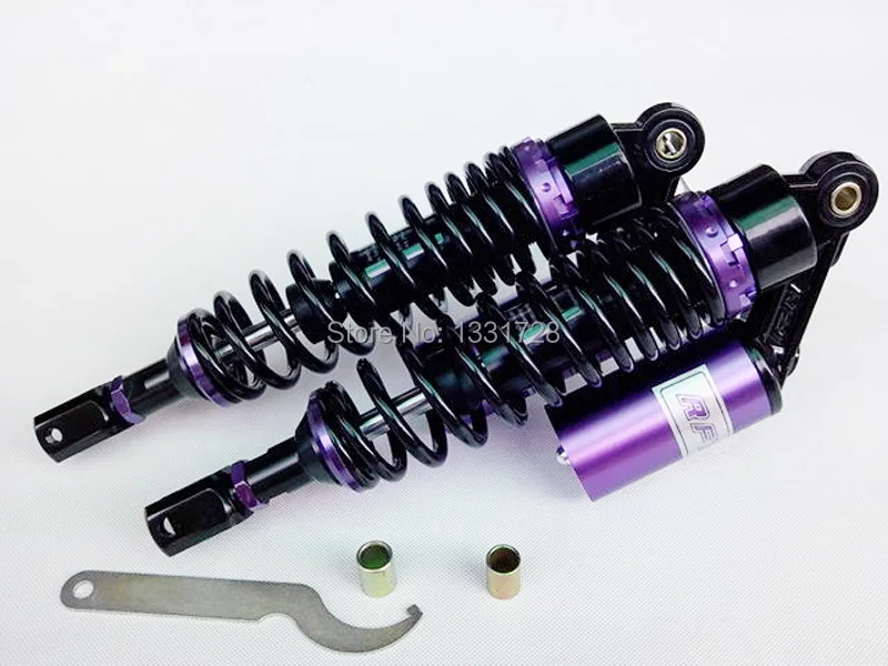 

340MM balck and Purple RFY air gas Shock Absorber Fit 50cc, 90cc, 125cc, 150cc, 250cc, 300cc Dirt bikes,Gokart,ATV,motorcycle