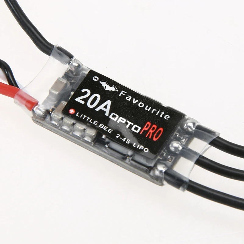 Бесплатная доставка 1/2/4 шт маленькая пчела мини 20A 2 4S LiPo батарея OPTO PRO ESC