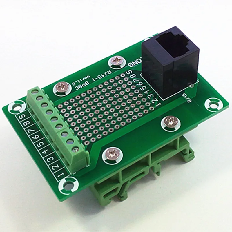 RJ45 8P8C разъем 1-Way Buss Breakout Board клеммный блок разъем. | Обустройство дома