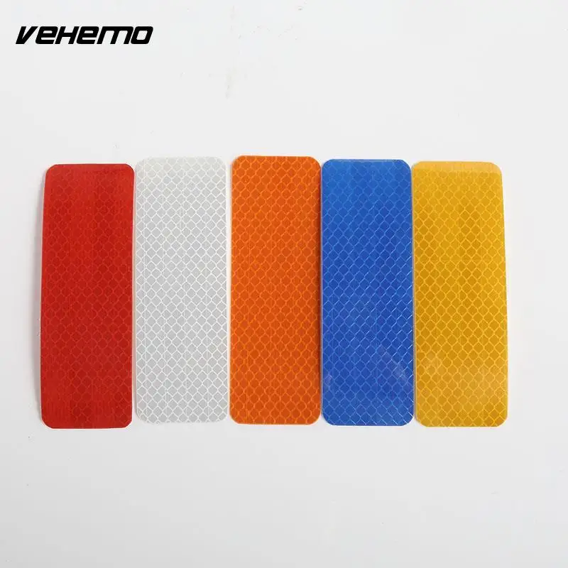 Vehemo 2 шт. 3 размера Светоотражающие предупреждающие полосы лента автомобильный