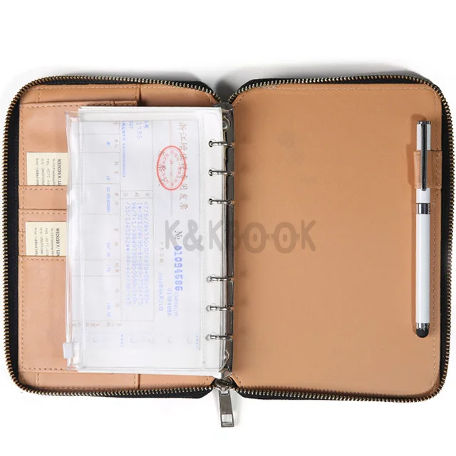 K& KBOOK KK009 кожаный блокнот А5 А6 переплет блокнот на спирали, дневник, ежедневник, ежедневник, большая емкость, Padfolio Cardeno