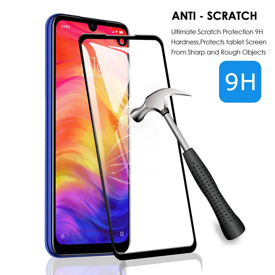 Защитная пленка для Xio mi redmi 7 полное покрытие защита экрана закаленное Стекло xiaomi