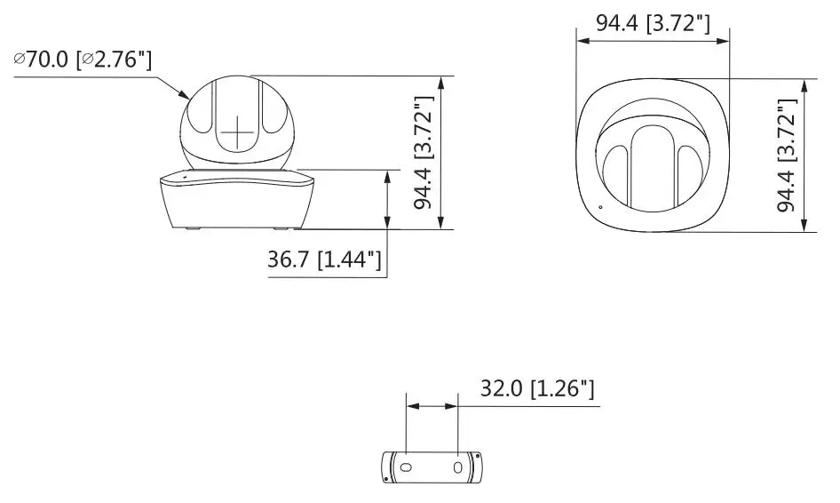 Dahua IP камера 3MP IPC A35 безопасности IR A Серия WiFi сеть PT A35|Камеры видеонаблюдения| |