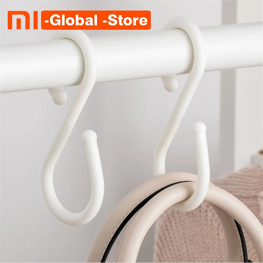 Xiaomi Mijia S Тип двойной головкой крюк PP материал хранения удобный супер несущая