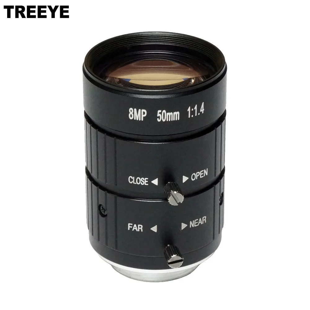 HD 8MP CCTV Camera Lens 50mm 8 0 Megalpixel C CS Mount Manual Iris Focus F1.8 Aperture 1 дюйм формат камеры безопасности