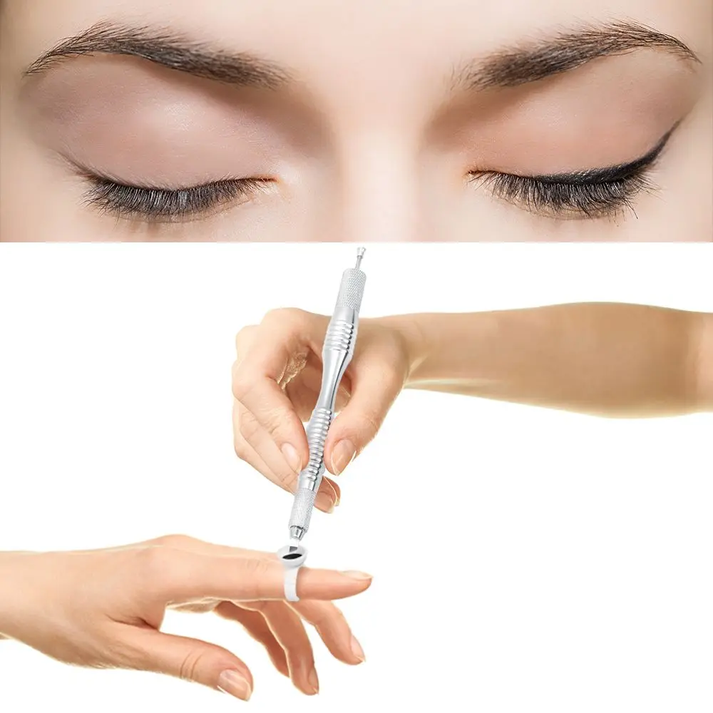 Microblading Tebori макияж тату руководство ручка карандаш для бровей практика