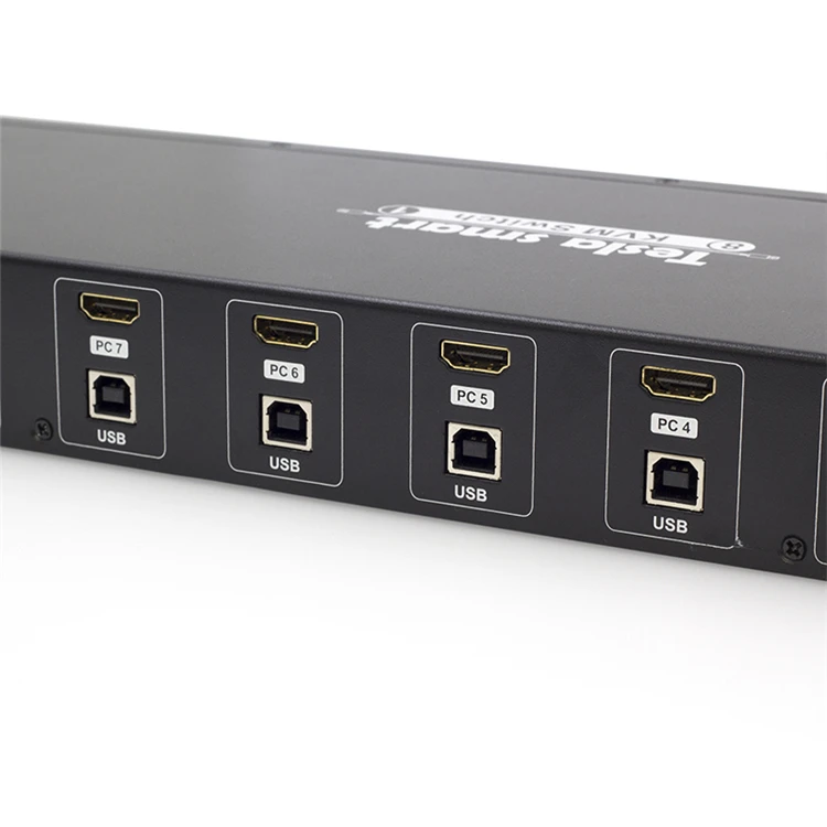 USB HDMI KVM переключатель 8 портов Lan переключатель KVM 8 портов KVM переключатель Поддержка 4K 30Hz Ultra HD клавиатура и мышь Порт ИК-пульт USB 2,0
