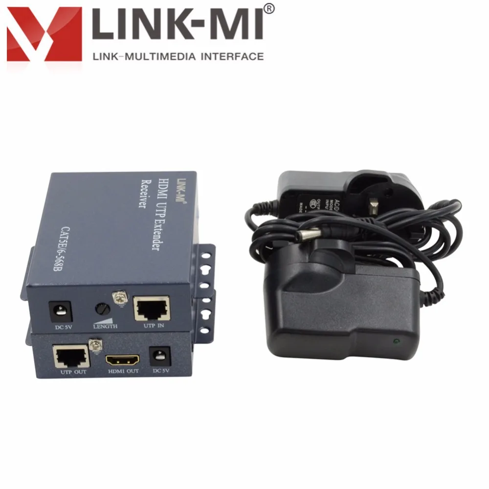 HDMI передатчик и приемник с помощью одного кабеля Cat5ECat6 для HD TV 3D 1920x1080 @ 60Гц
