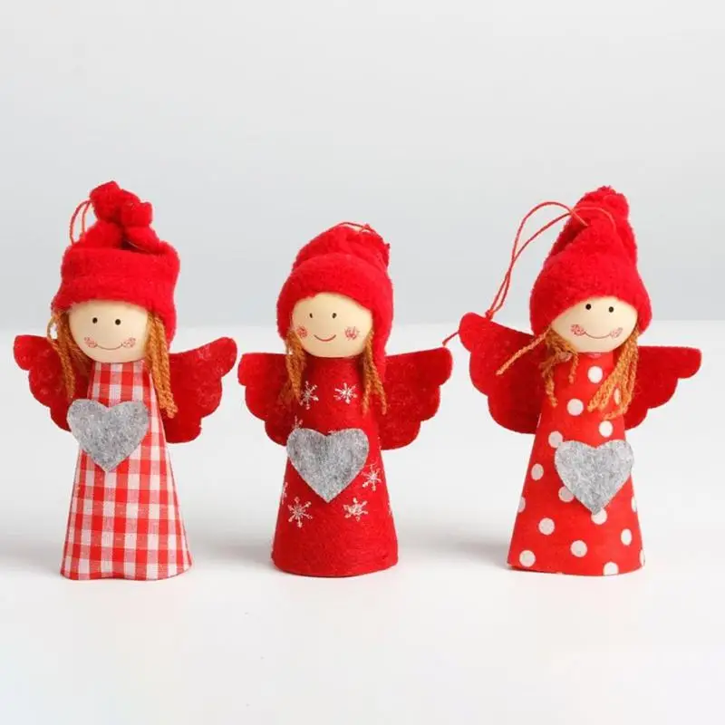 Xmas Hanging Decor Christmas Tree Angel Doll Ornament Pendant Home arvore de nata Decoration Craft R5 | Дом и сад