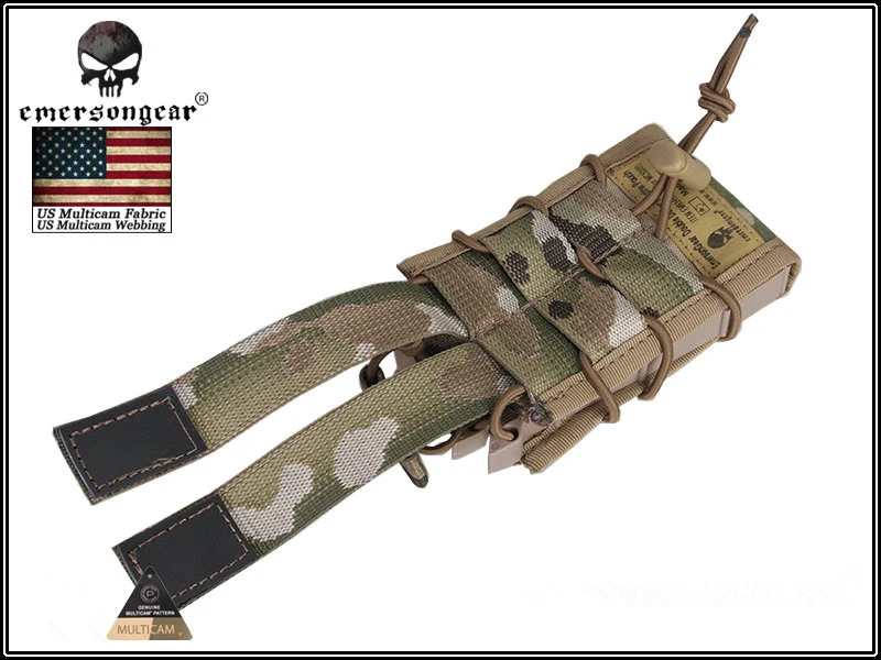 EMERSONGEAR двойной Decker Mag Чехол страйкбол Mag Чехлы Военная Emerson сумка Камуфляж MOLLE Mag держатель Койот коричневый черный