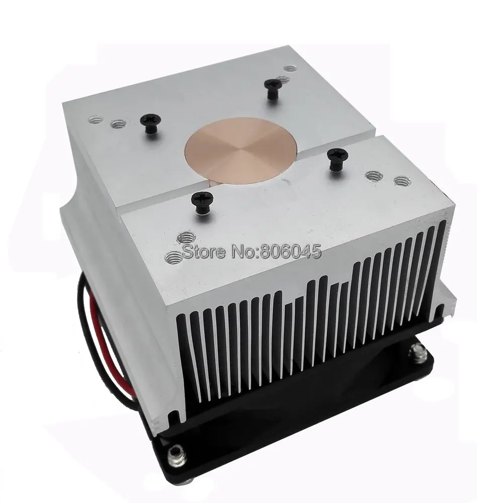 44 мм оптическая стеклянная линза + отражатель кронштейн алюминиевый радиатор