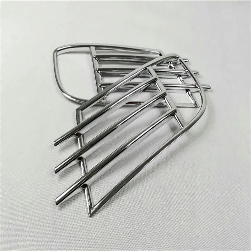 

ABS Chrome Car Accessories 2PCS Fit For Volkswagen VW Tiguan 2013 2014 Front Fog Lights Cover Trim car styling auto Decoration