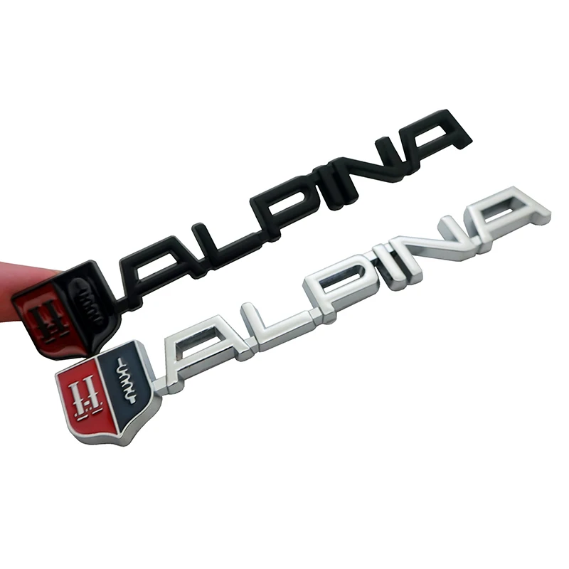 1 шт. 3D металлический ALPINA авто Стайлинг багажник автомобиля задний тормоз