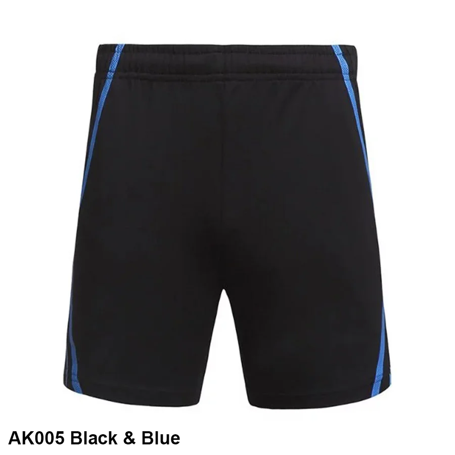 Ak005 blue Мужские спортивные шорты для бега, женские новые быстросохнущие шорты для игры в теннис, бадминтон, настольный теннис, шорты для бега, фитнеса, тренажерного зала, тренировочные шорты, спортивная одежда - Цвет: Ak005 blue