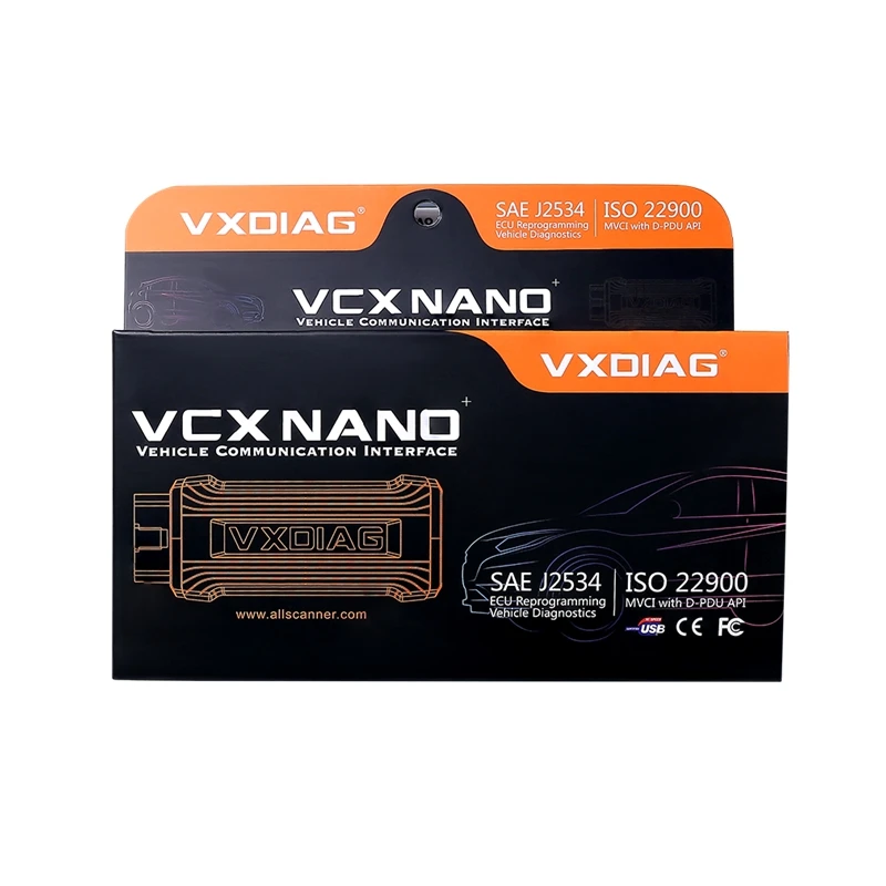 VXDIAG VCX NANO для toyota tis последние V14.00.018 USB 2,0 полностью совместим с SAE J2534 VXDIAG для toyota автомобили OBD2 сканер