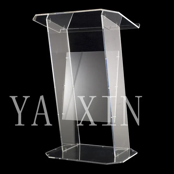 

Free Shipping High Soundness Modern Design Cheap Clear Acrylic Lectern