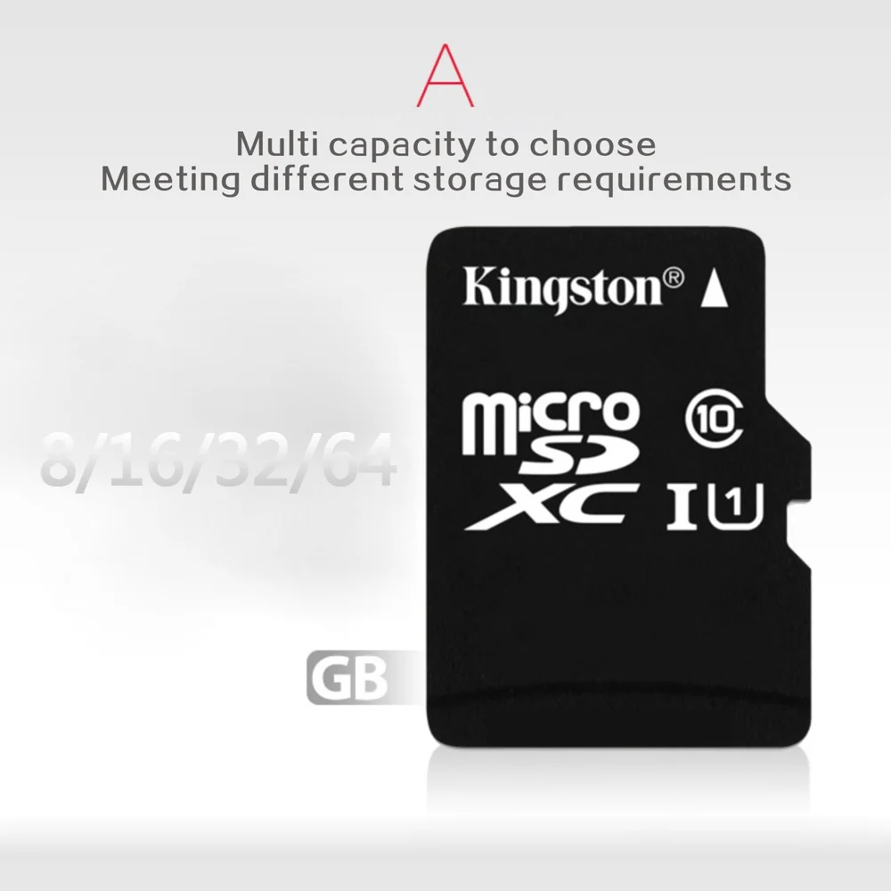 Оригинальная карта памяти kingston, 8 ГБ, microSDHC, класс 4,, Прямая поставка, Memoria carte, sd, TF, microSD, 8 ГБ и адаптер для камеры