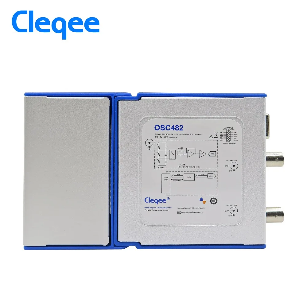Осциллограф портативный Cleqee 2 канала 20 МГц 50 м|Детали инструментов| |