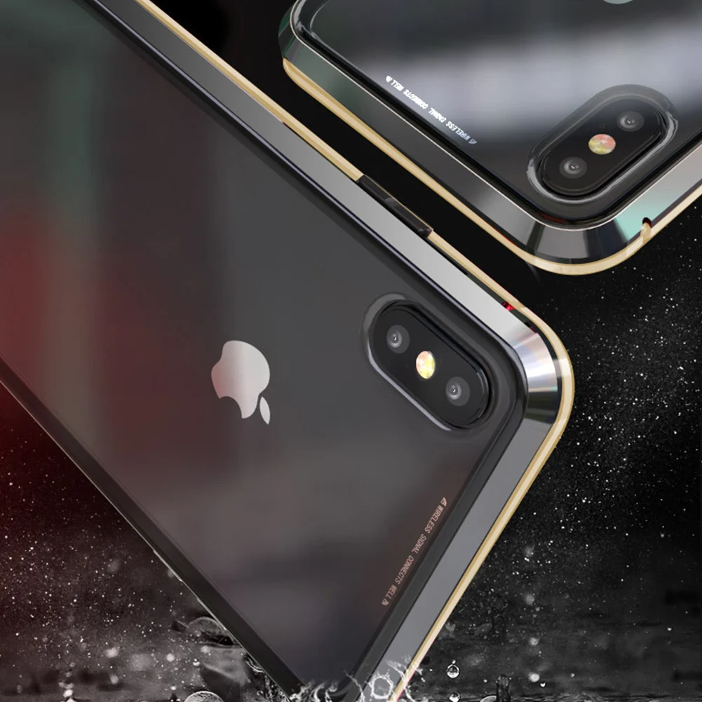 Магнитное закаленное стекло чехол для samsung S10 5G поддержка беспроводной зарядки Capa для iPhone 11 Pro Max двусторонний чехол