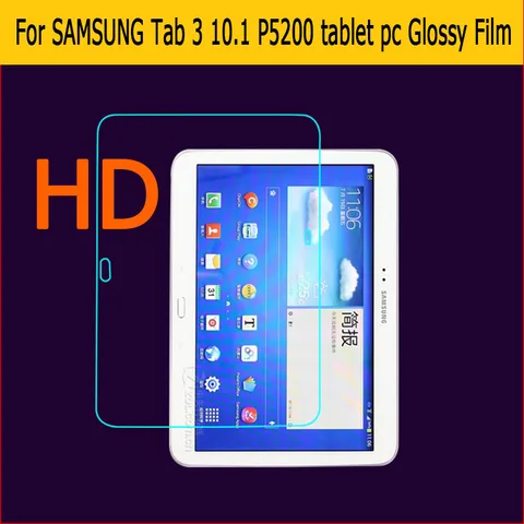 Прозрачная глянцевая Защитная пленка для экрана премиум-класса HD lcd для Samsung galaxy Tab 3 10,1 P5200, защитная пленка для переднего экрана планшетного ПК