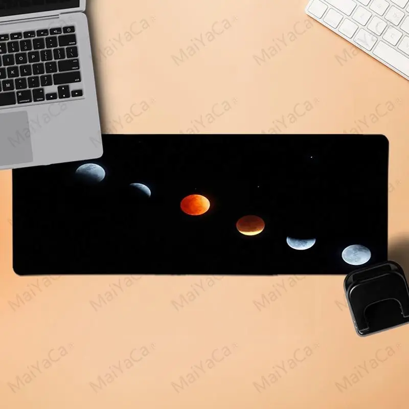 

MaiYaCa In Stocked moon Anti-Slip Laptop PC Mice Pad girl and boyfriends gift Mouse Mat for league of legends mouse pad mousepad