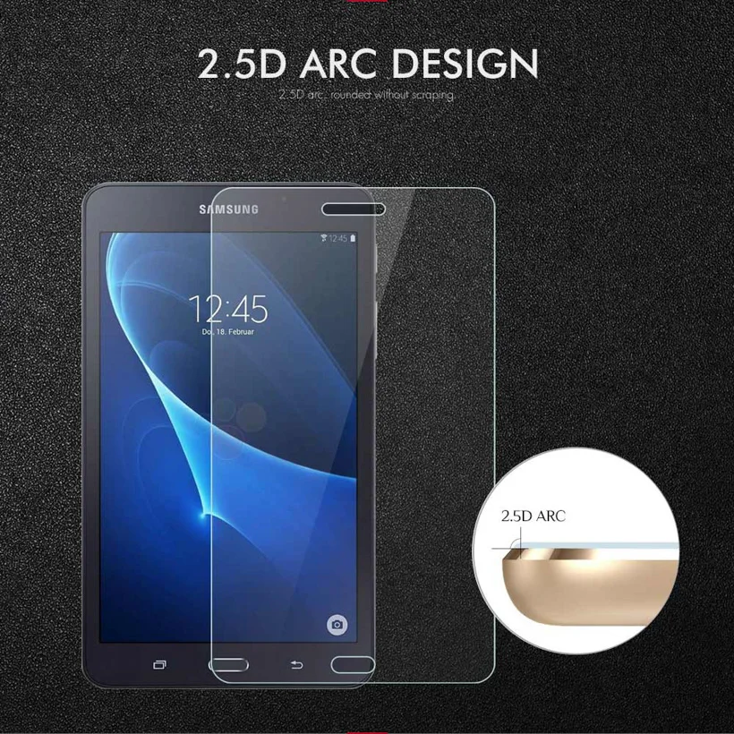 Полное покрытие 9H закаленное стекло для Samsung Galaxy Tab A 7 0 2016 a6 T280 T285 дюймов Защитная