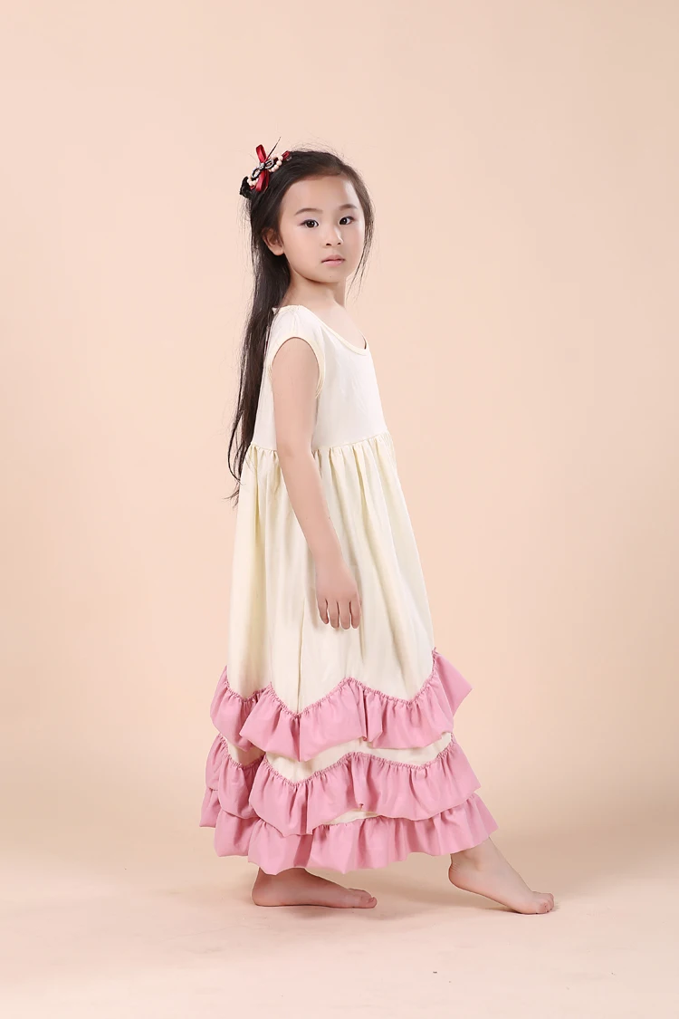 2015 летнее платье для маленьких девочек одежда повседневное богемное пляжные