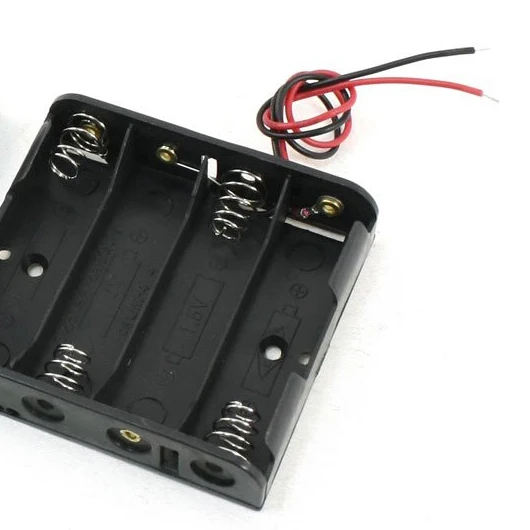 HFES Новый 2 шт Черный 4x1 5 V AA держатель батареи Чехол для хранения коробка w