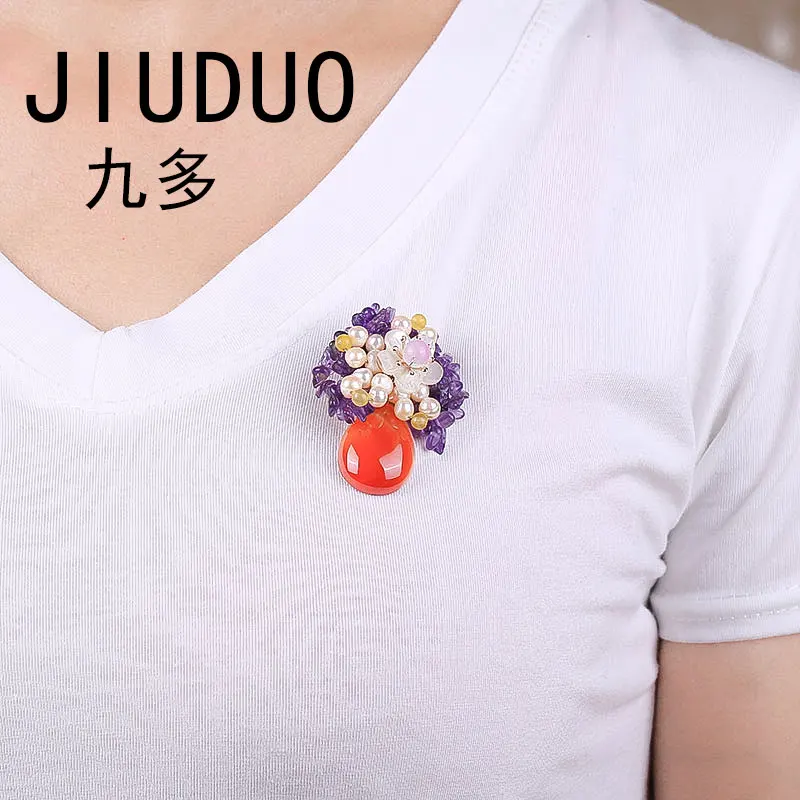JIUDUO классические броши пальто Пуговицы шарфы папка подвеска платье