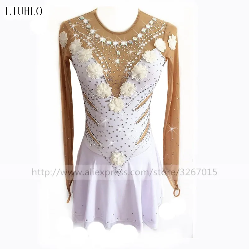 Высококачественное платье для фигурного катания на коньках женское девочек с