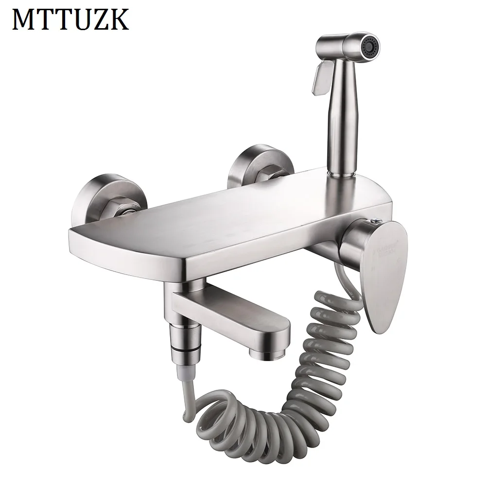 MTTUZK высококачественный матовый смеситель для душа 04 из нержавеющей стали