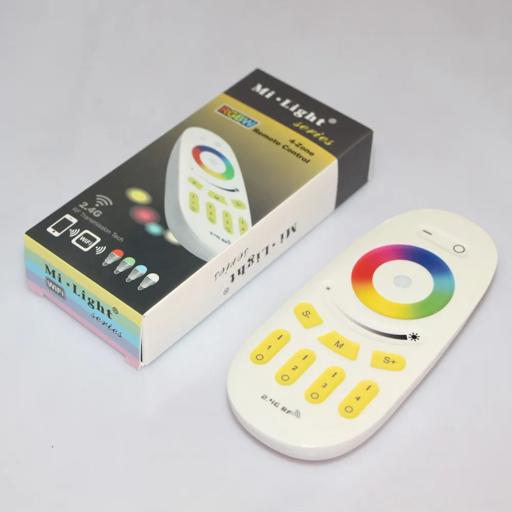 4 зоны Wi-Fi светодиодный сенсорный пульт дистанционного управления iOS Android APP RGB/RGBW W/WW 2,4 г Беспроводной RF пульт дистанционного управления для светодиодный полосы светильник