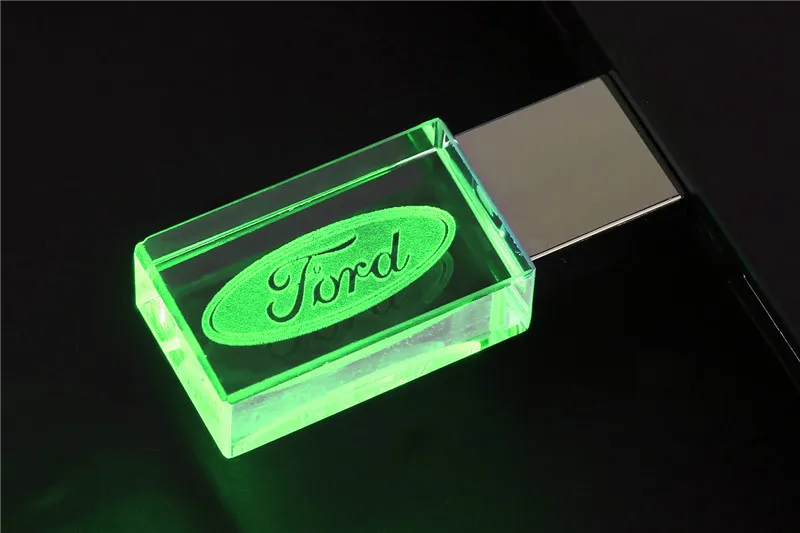 JASTER Ford crystal+ металлический USB флеш-накопитель 4 ГБ 8 ГБ 16 ГБ 32 ГБ 64 ГБ 128 Гб Внешняя карта памяти u диск