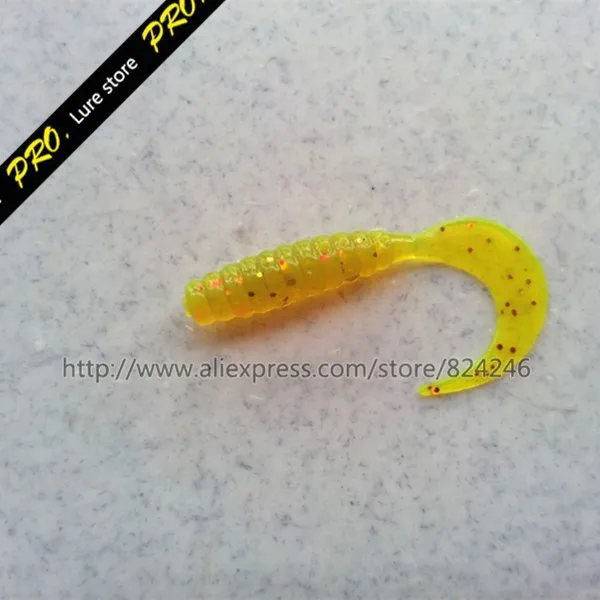 Бесплатная доставка 4 см 60 шт. искусственные рыболовные приманки мягкие личинка |