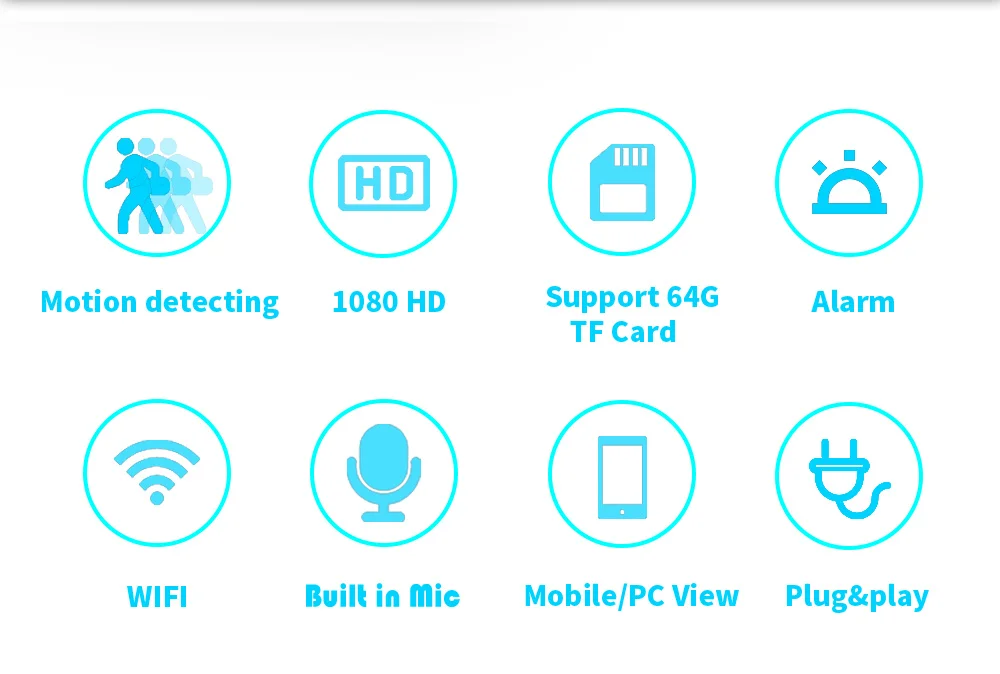 Беспроводная ip-камера наблюдения с Wi-Fi, SD карта, черный купол, 1080 P, SONY307, 720 P, с Onvif микрофоном, ИК-фильтр, датчик движения, сигнализация