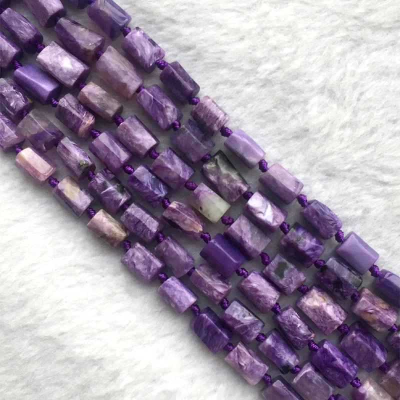 Натуральные настоящие черные фиолетовые бусины Charoite Nugget свободная форма Гладкие
