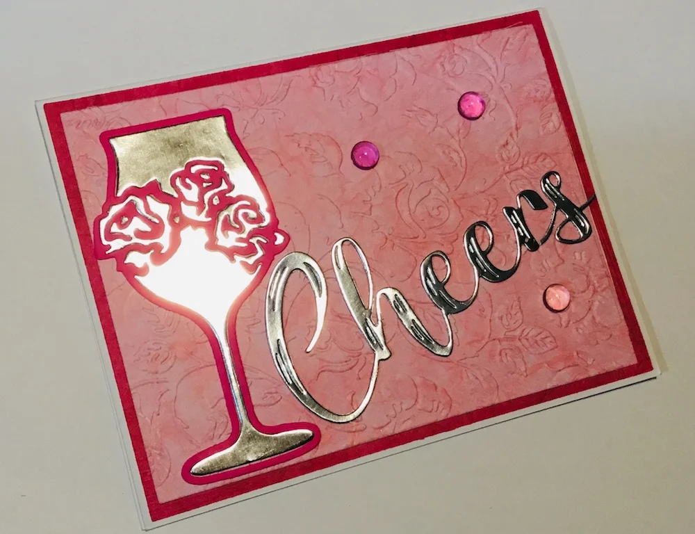 Alinacutle METAL CUTTING DIE Cut Rose Wine Cup Glass Scrapbooking Paper Craft album card Punch Knife art cutter die | Дом и сад