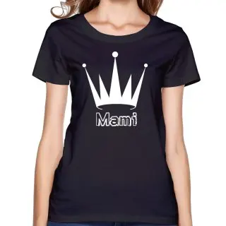 Мами логотип 2017 новая мода хлопок лето забавный настроенные женщины футболка