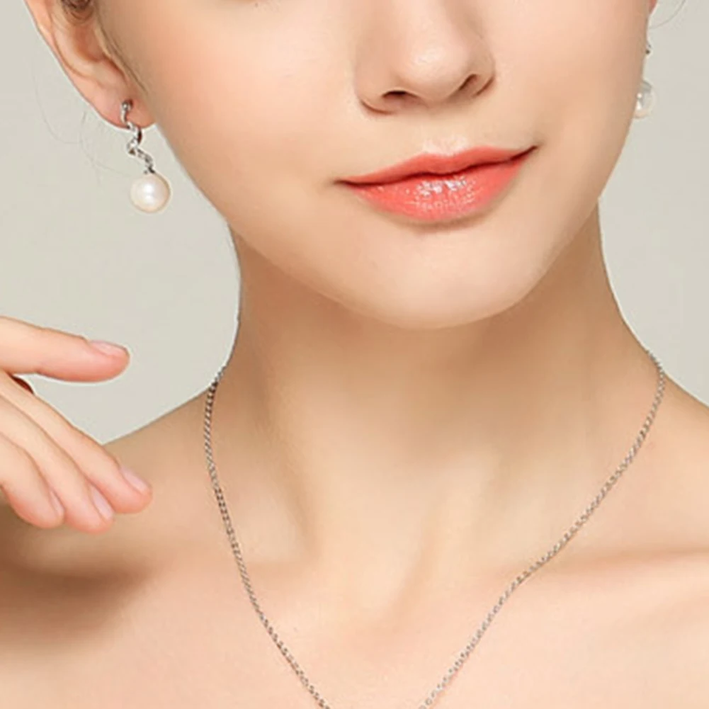 Модные волнистые стразы из искусственного жемчуга длинные висячие серьги