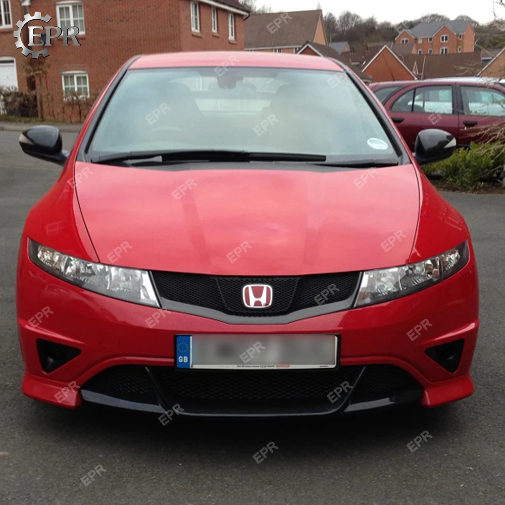 Углеродные гонки для Honda Civic FN2 Тип R углеродное волокно противотуманная фара